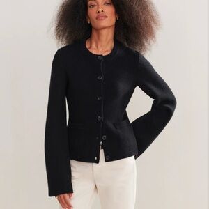 Jenni Kayne black Cooper cardigan sweater